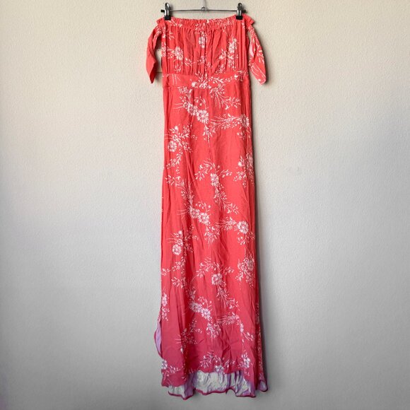 NWT Flynn Skye Bella Floral Maxi Dress in Apricot Burst Size M - Picture 4 of 7